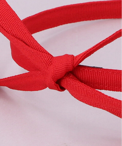 CHARISMA GROSGRAIN BOW RED ONESIZE