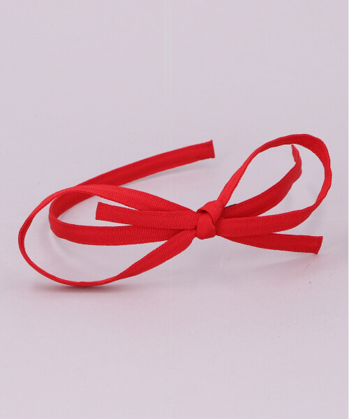 CHARISMA GROSGRAIN BOW RED ONESIZE