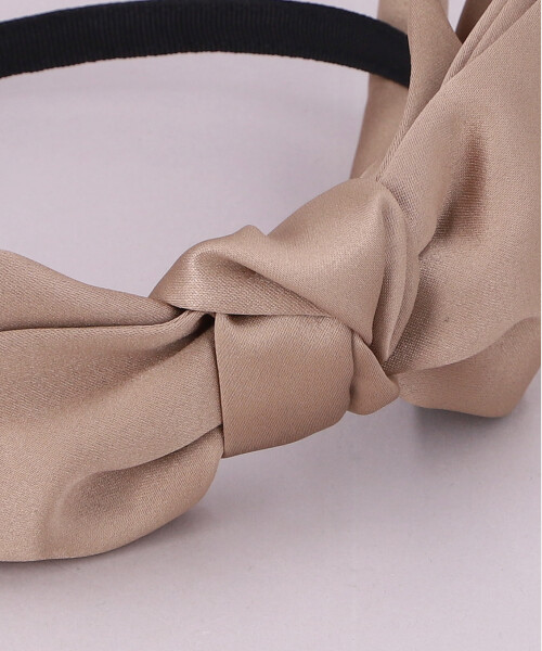 FINESSE BOW HEADBAND BEIGE ONESIZE