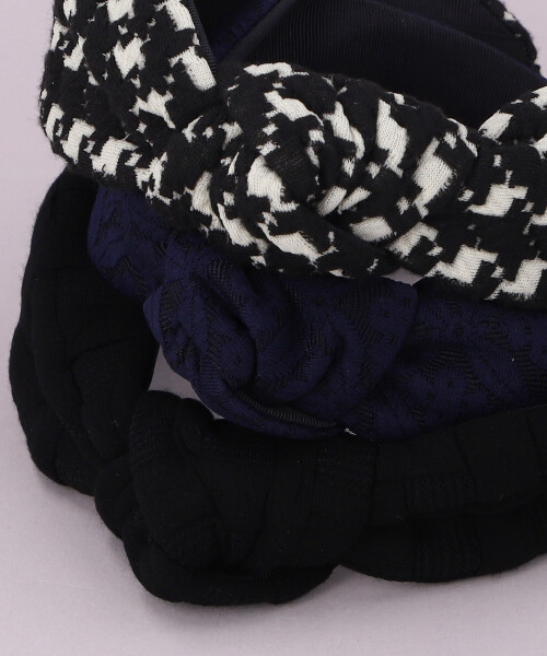 CHECKERS LANA SIDE TURBAN WHITE ONESIZE