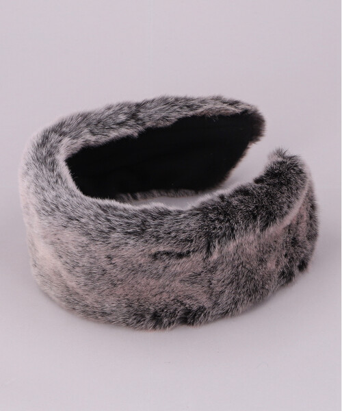 FUR EARMUFF GRAY ONESIZE