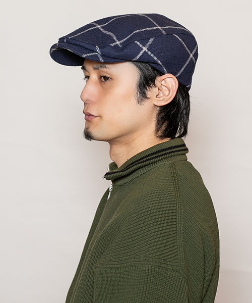 モデル頭囲：58cm 着用サイズ：L