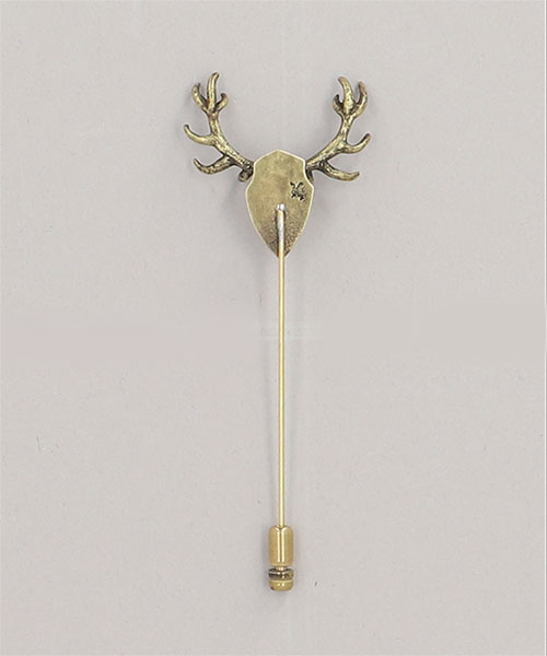 KAUS DEER SKULLCAP HATPIN BRONZE ONESIZE