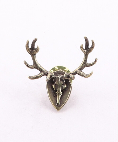 KAUS DEER SKULLCAP PIN BRONZE ONESIZE
