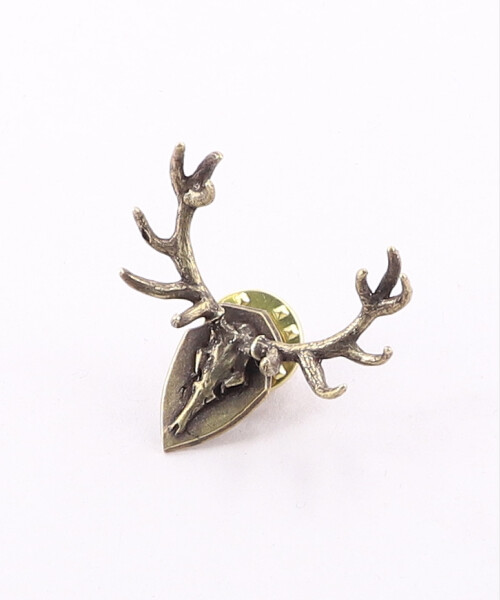 KAUS DEER SKULLCAP PIN BRONZE ONESIZE