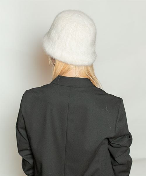 モデル頭囲：58cm 着用サイズ：ONESIZE