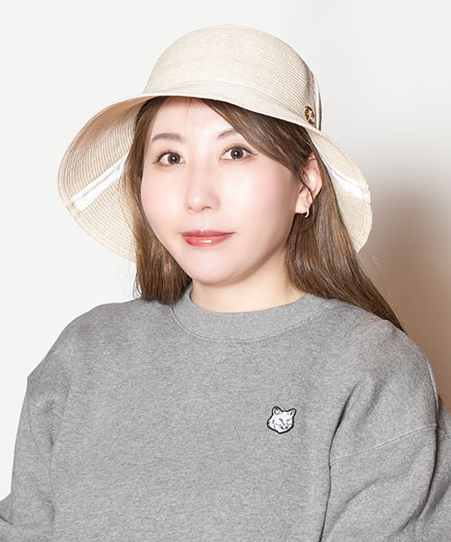 モデル頭囲：56cm 着用サイズ：ONESIZE