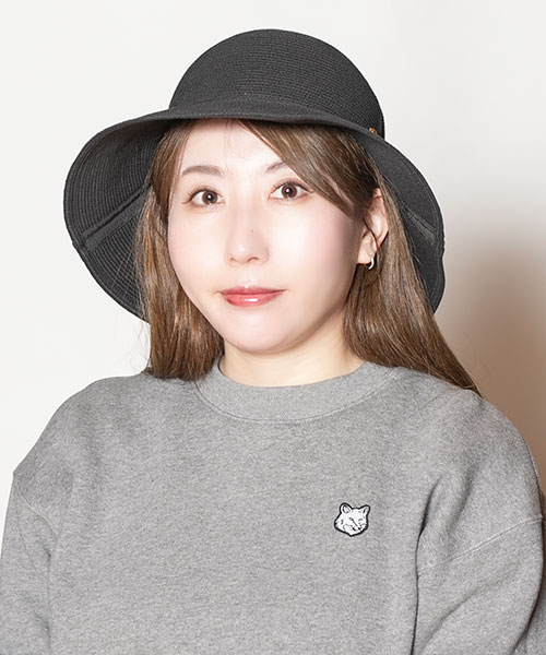モデル頭囲：56cm 着用サイズ：ONESIZE