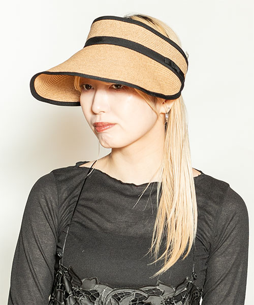 モデル頭囲：58cm 着用サイズ：ONESIZE