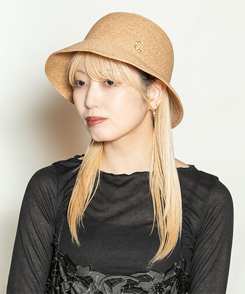 モデル頭囲：58cm 着用サイズ：ONESIZE
