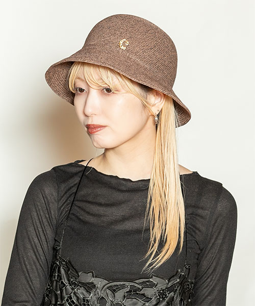 モデル頭囲：58cm 着用サイズ：ONESIZE