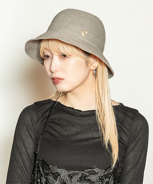 モデル頭囲：58cm 着用サイズ：ONESIZE
