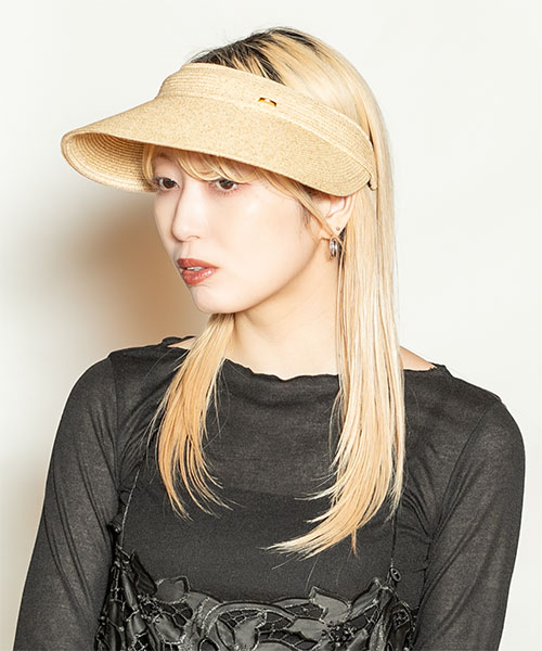 モデル頭囲：58cm 着用サイズ：ONESIZE