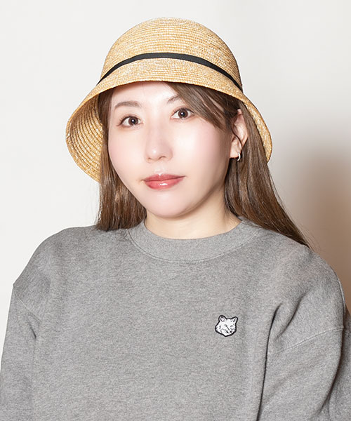 モデル頭囲：56cm 着用サイズ：ONESIZE