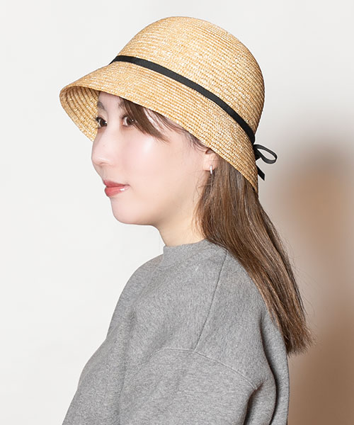 モデル頭囲：56cm 着用サイズ：ONESIZE