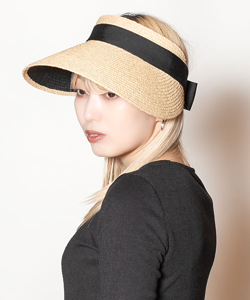モデル頭囲：58cm 着用サイズ：ONESIZE