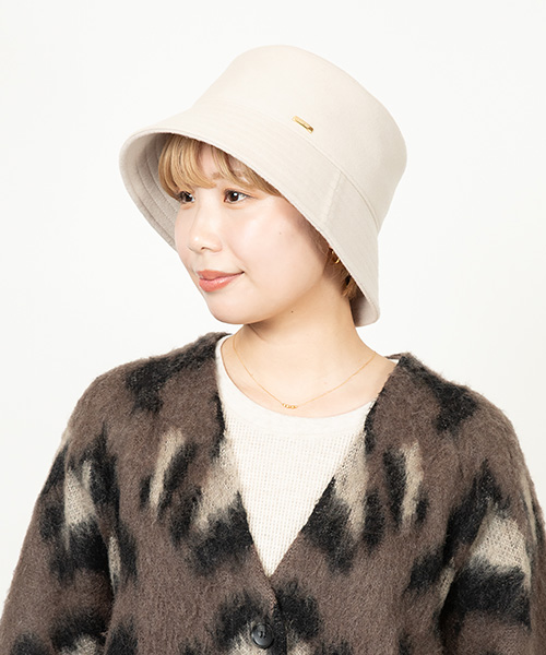 モデル頭囲：55cm 着用サイズ：ONESIZE