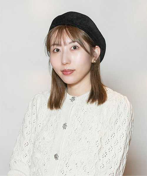 モデル頭囲：56cm 着用サイズ：ONESIZE