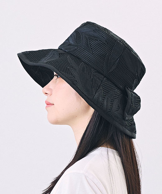 モデル頭囲：54cm 着用サイズ：ONESIZE