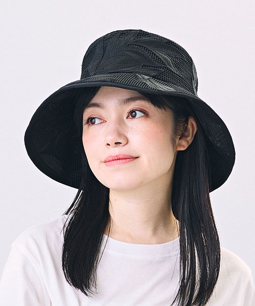 モデル頭囲：54cm 着用サイズ：ONESIZE