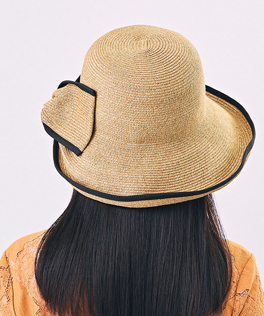 モデル頭囲：54cm 着用サイズ：ONESIZE