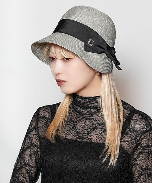 モデル頭囲：58cm 着用サイズ：ONESIZE
