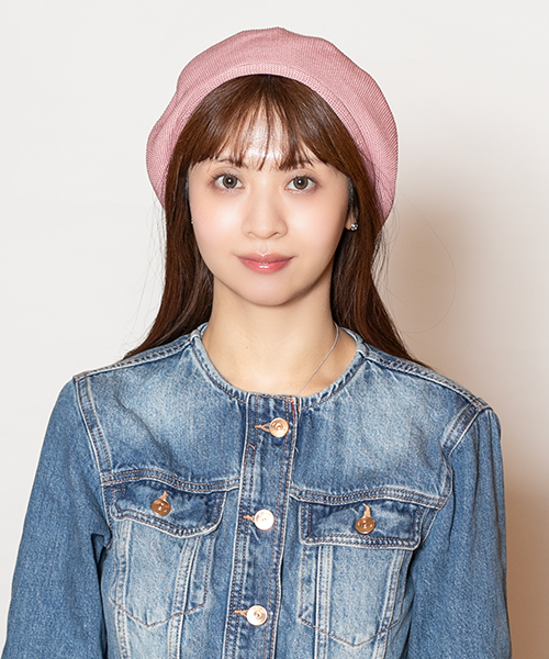 モデル頭囲：56cm 着用サイズ：ONESIZE