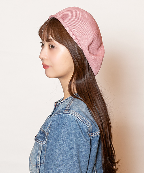 モデル頭囲：56cm 着用サイズ：ONESIZE