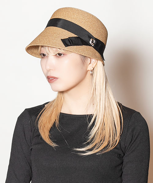 モデル頭囲：58cm 着用サイズ：ONESIZE