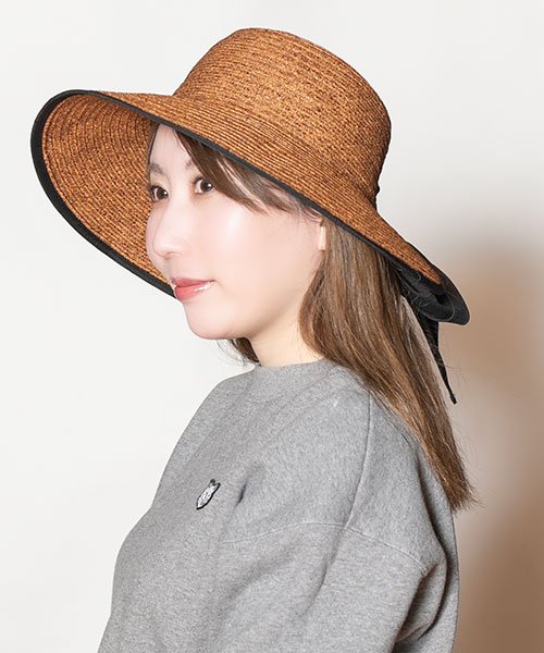 モデル頭囲：56cm 着用サイズ：ONESIZE