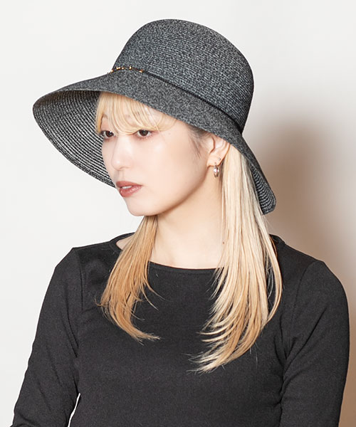 モデル頭囲：58cm 着用サイズ：ONESIZE