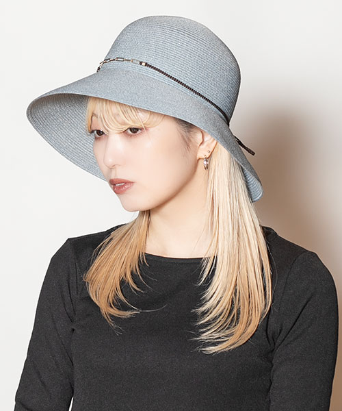 モデル頭囲：58cm 着用サイズ：ONESIZE