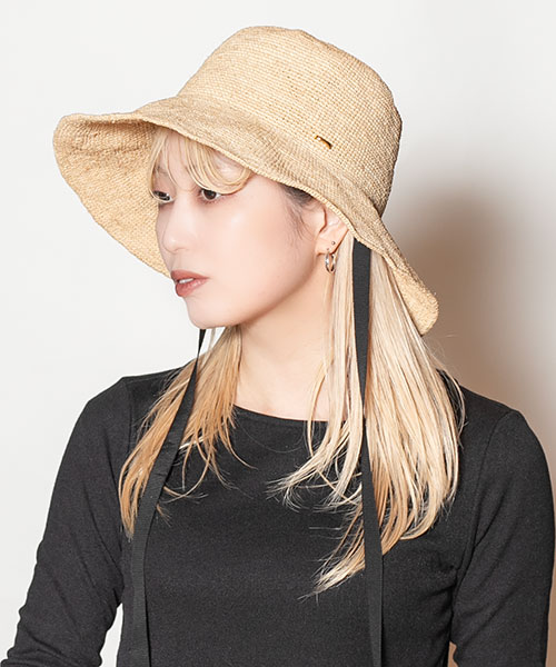 モデル頭囲：58cm 着用サイズ：ONESIZE