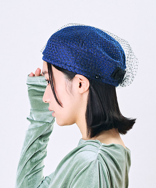 Model's head circumference: 55.5cm, wearing size ONESIZE