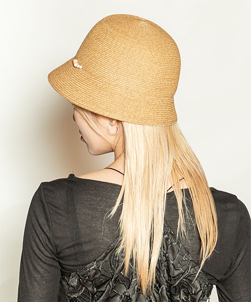 モデル頭囲：58cm 着用サイズ：ONESIZE