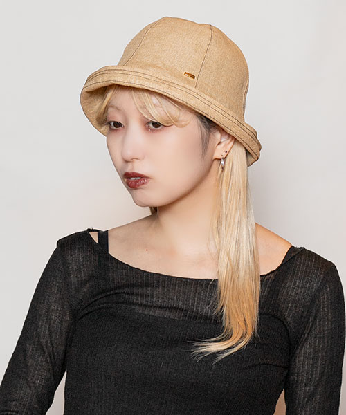 モデル頭囲：58cm 着用サイズ：ONESIZE