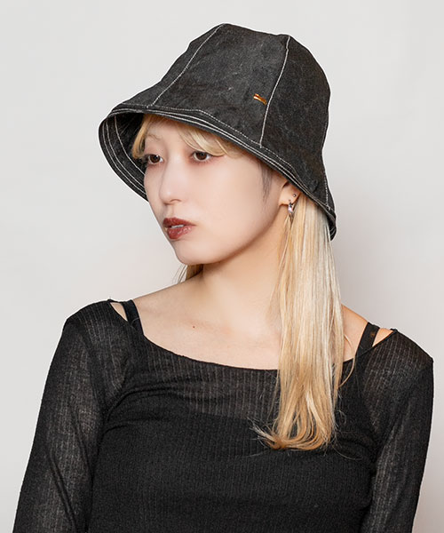 モデル頭囲：58cm 着用サイズ：ONESIZE