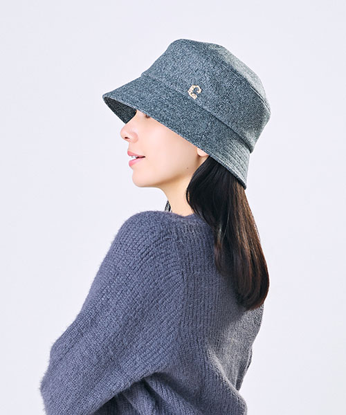モデル頭囲：56cm 着用サイズ：ONESIZE