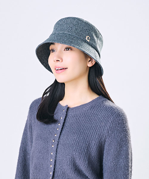 モデル頭囲：56cm 着用サイズ：ONESIZE