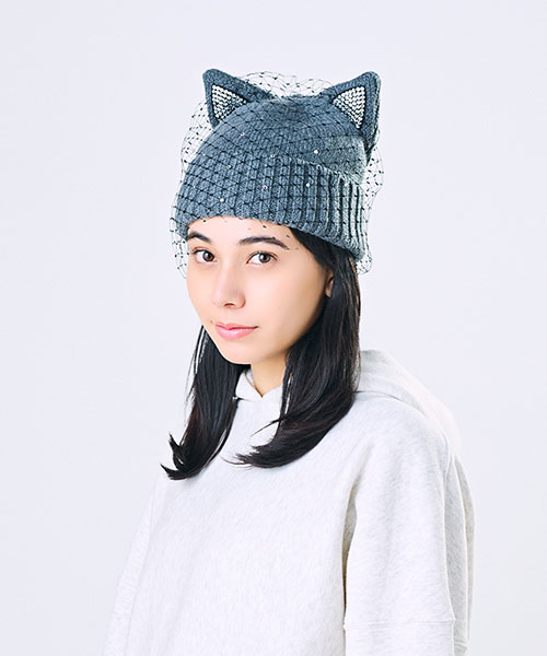 新品タグ付き　ca4la STAR CAT帽子　ブラック CAT VISOR(ONESIZE BLACK): その他の帽子｜帽子通販｜CA4LA
