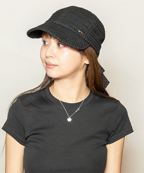 モデル頭囲：56cm 着用サイズ：ONESIZE