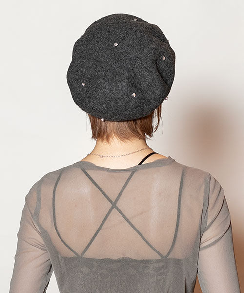 CHARCOAL GRAY モデル頭囲：55cm