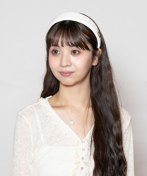 モデル頭囲：56cm 着用サイズ：ONESIZE