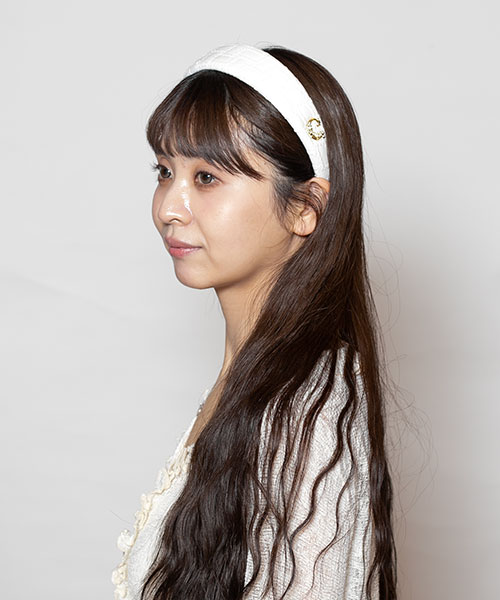 モデル頭囲：56cm 着用サイズ：ONESIZE