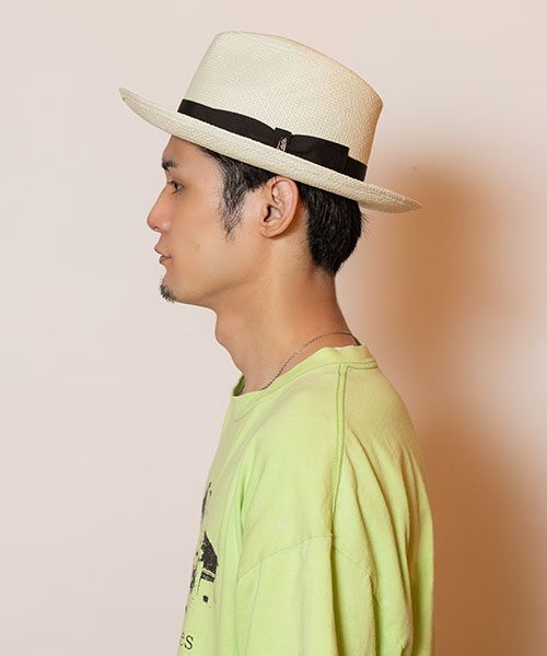 モデル頭囲：58cm 着用サイズ：Mサイズ