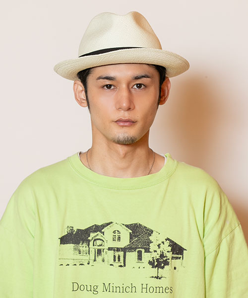 モデル頭囲：58cm 着用サイズ：Mサイズ