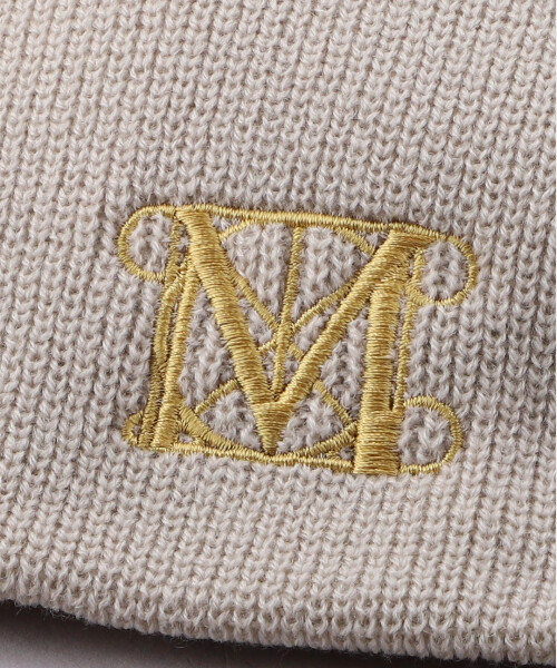 THE MET CLASSIC LOGO KNIT CAP BLACK ONESIZE