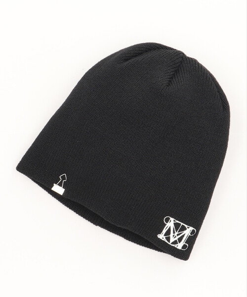 THE MET CLASSIC LOGO KNIT CAP BLACK ONESIZE