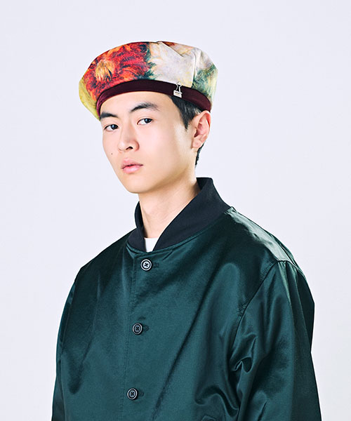 モデル頭囲：59cm 着用サイズ：ONESIZE
