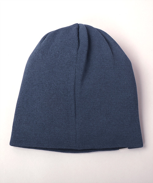 THE MET LOGO KNIT CAP NAVY ONESIZE